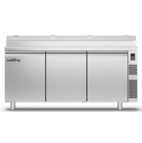 Холодильный стол Prep-station EN60x40 3 двери, 607 л, -2°...+8°C, нержавеющая столешница GN1/3, H 710 мм, под выносной холод | BU HORECA