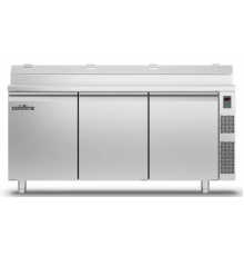 Холодильный стол Prep-station EN60x40 3 двери, 607 л, -2°...+8°C, нержавеющая столешница GN1/3, H 710 мм, под выносной холод | BU HORECA