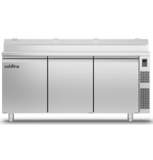 Холодильный стол Prep-station EN60x40 3 двери, 658 л, -2°...+8°C, нержавеющая столешница GN1/3, H 760 мм, под выносной холод | BU HORECA