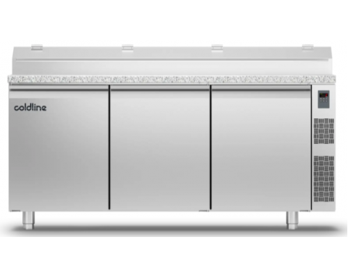Холодильный стол Prep-station EN60x40 3 дверь, 658 л, -2°...+8°C, гранитная столешница GN1/3, H 760 мм, под выносной холод | BU HORECA Холодильный стол Prep-station EN60x40 3 дверь, 658 л, -2°...+8°C, гранитная столешница GN1/3, H 760 мм, под выносной холод | BU HORECA