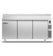 Холодильный стол Prep-station EN60x40 3 двери, 607 л, -2°...+8°C, нержавеющая столешница GN1/6, H 710 мм, под выносной холод | BU HORECA