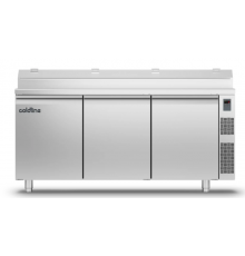 Холодильный стол Prep-station EN60x40 3 дверь, 658 л, -2°...+8°C, нержавеющая столешница GN1/6, H 760 мм, под выносной холод | BU HORECA