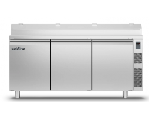 Холодильный стол Prep-station EN60x40 3 дверь, 658 л, -2°...+8°C, нержавеющая столешница GN1/6, H 760 мм, под выносной холод | BU HORECA Холодильный стол Prep-station EN60x40 3 дверь, 658 л, -2°...+8°C, нержавеющая столешница GN1/6, H 760 мм, под выносной холод | BU HORECA