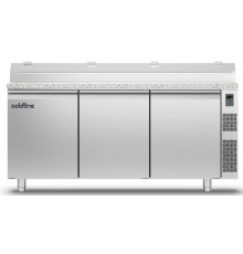 Холодильный стол Prep-station EN60x40 3 дверь, 658 л, -2°...+8°C, гранитная столешница GN1/3, H 760 мм, под выносной холод | BU HORECA