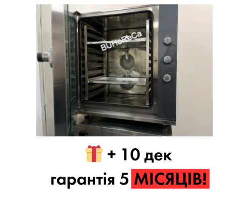 Печь конвекционная Equipe104 P VAP б/у | 10 уровней | 600x400 мм | Гарантия 3 мес.