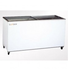 Морозильный сундук Gooder UDD 500 SC | 484 л, Прямое стекло, 6 корзин | BU HORECA