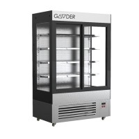 Холодильна вітрина-гірка Gooder XC-520 Cube | 520 л, LED, Розсувні двері | BU HORECA