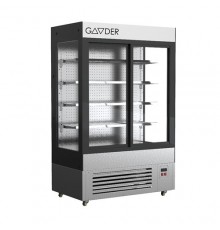 Холодильная витрина-горка Gooder XC-520 Cube | 520 л, LED, Раздвижные двери | BU HORECA